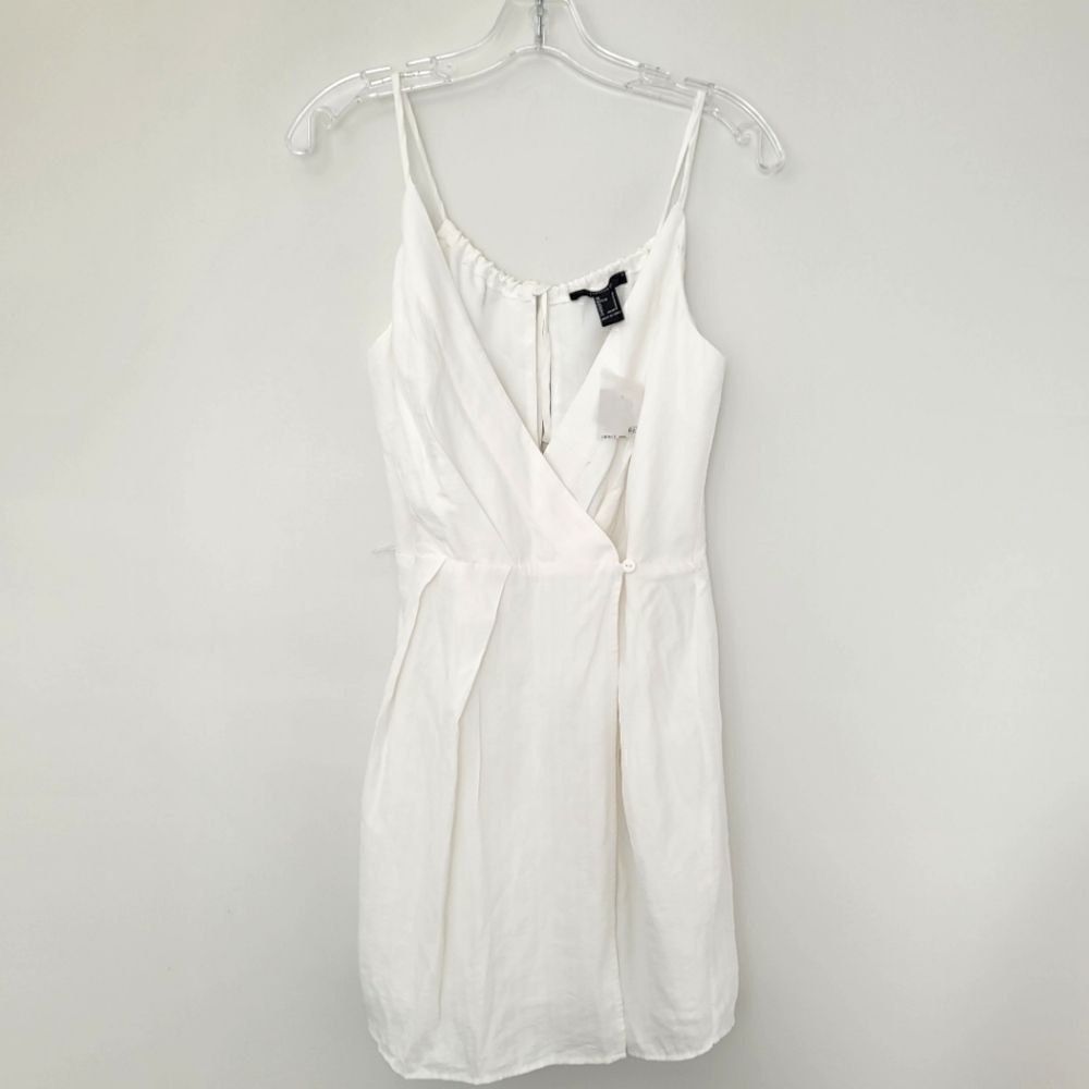 F21 strappy belted wrap dress